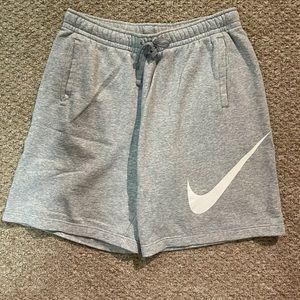 Mens Large Nike Grey Sweat Pants Shorts